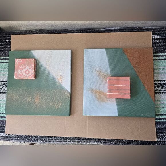 Abstract Art Canvas Set - Picture 1 of 8